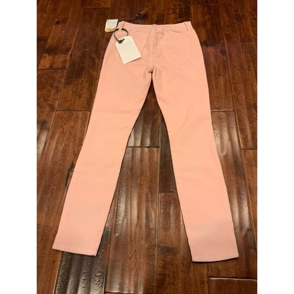 Current/Elliott Light Pink The High Waist Stiletto Corduroy Pants, Size 24, NWT! - Picture 4 of 6